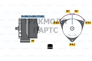 Генератор MB - 0986030310