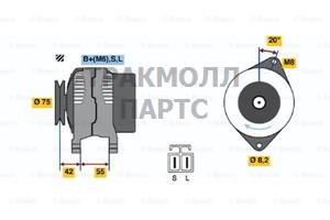 Деталь - 0986040551