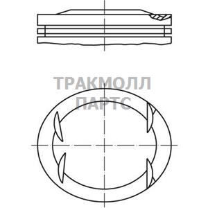 Поршень комплект - 001 41 02