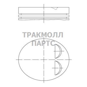 Поршень комплект - 038 40 00