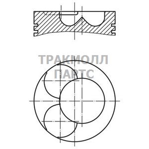 Поршень комплект - 038 47 00