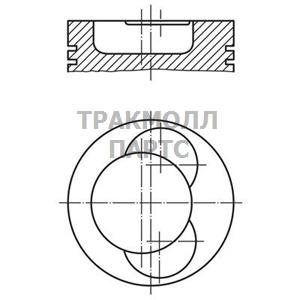 Поршень комплект - 043 34 00