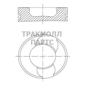 Поршень комплект - 228 98 10