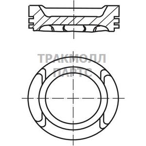 Поршень комплект - 229 18 00