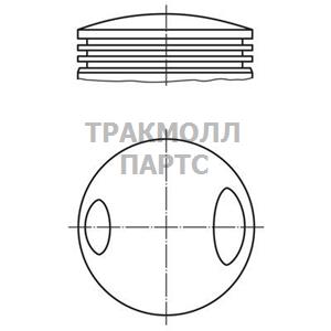 Поршень комплект - 503 02 00