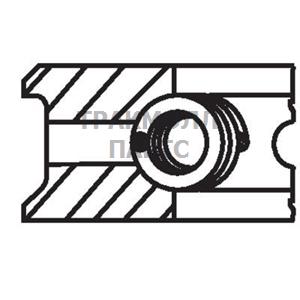 КОМПЛЕКТ ПОРШНЕВЫХ КОЛЕЦ - 503 03 N0