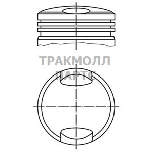 Поршень комплект - 503 37 00