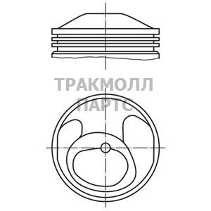 Поршень комплект - 503 58 00