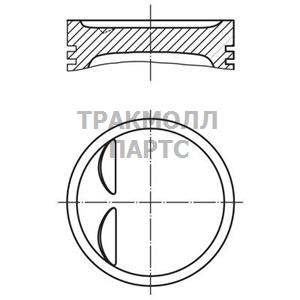 Поршень комплект - 503 84 00
