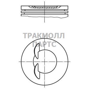 Поршень комплект - 503 91 01