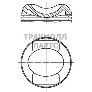 Поршень комплект - 504 38 00