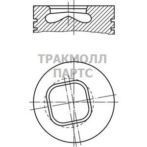 Поршень комплект - 607 82 00