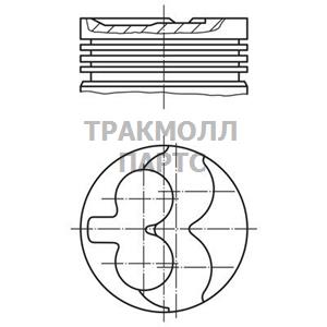 Поршень комплект - 640 37 00