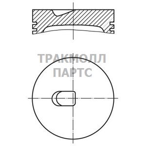 Поршень комплект - 676 09 00