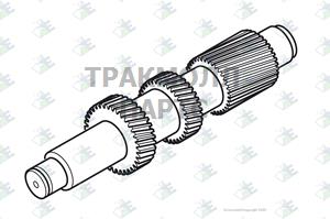 Countershaft 21/17/12 T - 60.53.0925