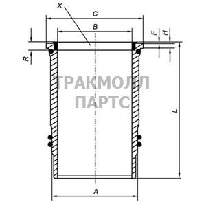 ГИЛЬЗА ЦИЛИНДРА - 005 WN 09 01