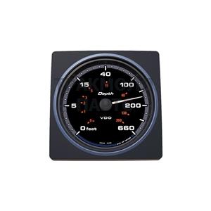 VDO AcquaLink Depth gauge 0-600ft Black 85mm - A2C59501917