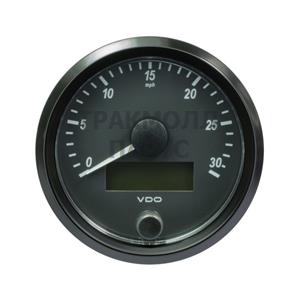 VDO SingleViu Speedometer 30 Mph Black 80mm - A2C3832880001