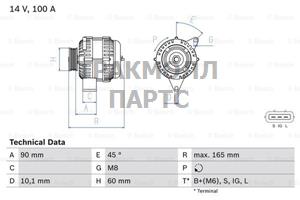 ALTERNATOR - 0986084390