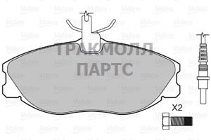 КОМПЛЕКТ ТОРМОЗНЫХ КОЛОДОК - 598069