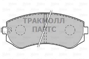 КОМПЛЕКТ ТОРМОЗНЫХ КОЛОДОК - 598806