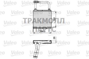 Радиатор отопителя - 811526