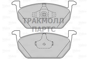 КОЛОДКИ ТОРМОЗНЫЕ ДИСКОВЫЕ - 302317