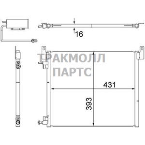 Конденсатор кондиционера - AC 499 000S