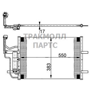 Конденсатор кондиционера - AC 386 000S