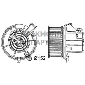 ВЕНТИЛЯТОР ОТОПИТЕЛЯ - AB 119 000P