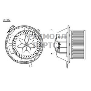 ВЕНТИЛЯТОР ОТОПИТЕЛЯ - AB 194 000S