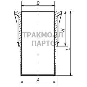 ГИЛЬЗА ЦИЛИНДРА - 001 WN 20 01