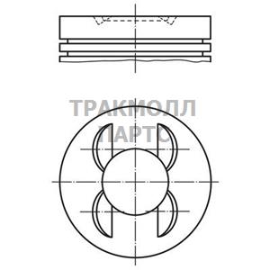 Поршень комплект - 002 12 01