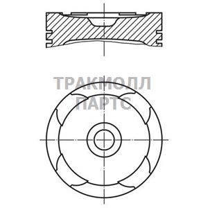 Поршень комплект - 003 57 05