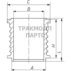 ГИЛЬЗА ЦИЛИНДРА - 004 WR 23 01