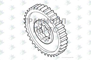 GEAR M/S LOW SPEED 44 T - 35530006