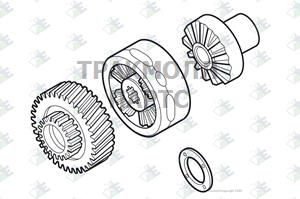 DIFFERENTIAL REPAIR KIT - 81170111