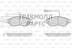 К-т колодок торм. Fr PSA Jumper Boxer - 872468