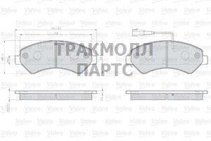 Колодки дисковые передние - 873466