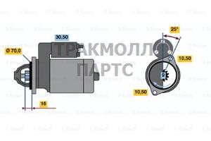 Стартер Bosch - 0986012241