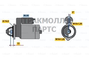 Стартер Bosch - 0986015031