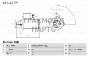 СТАРТЕР - 0986017300