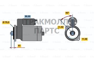 Стартер Bosch - 0986020471