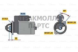 СТАРТЕР  12V 1.2KW - 0986023720