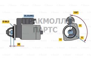 СТАРТЕР  24V 4KW - 0986023830