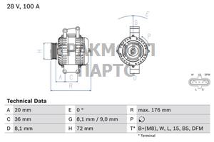 Генератор - 0986047820