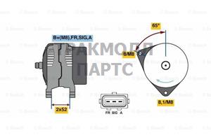 ГЕНЕРАТОР  14V 150A - 0986081140