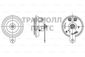 ГОРН NORMALE TONE FC4 BOSCH - 0986320185