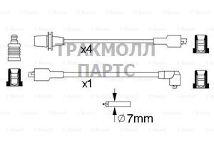 КОМПЛЕКТ ВВ. ПРОВОДОВ - 0986356725