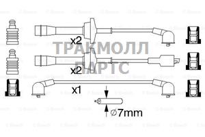 НАБОР ВВ ПРОВОДОВ B938 BOSCH - 0986356938